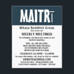 Modern djärv buddistisk grupp Reklam Flyer<br><div class="desc">Modern djärv buddistisk grupp som annonserar ut flygresenärer i Affärskortet Store.</div>