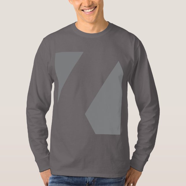 Modern, djärv, enkel, trendig, stadsgeometrisk kon t shirt (Framsida)