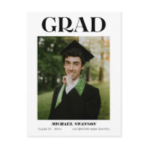 Modern djärv, minimalistisk grad-varning