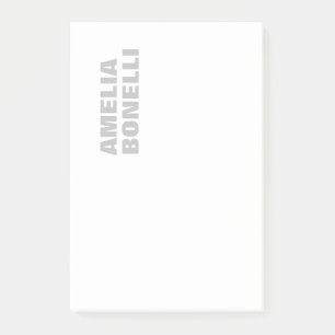 Modern djärv minimalistisk Professionell Post-it Block