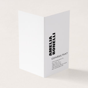 Modern djärv minimalistisk Professionell Visitkort