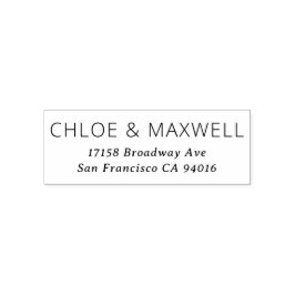 Modern djärv Namn Självfärgande Stämpel