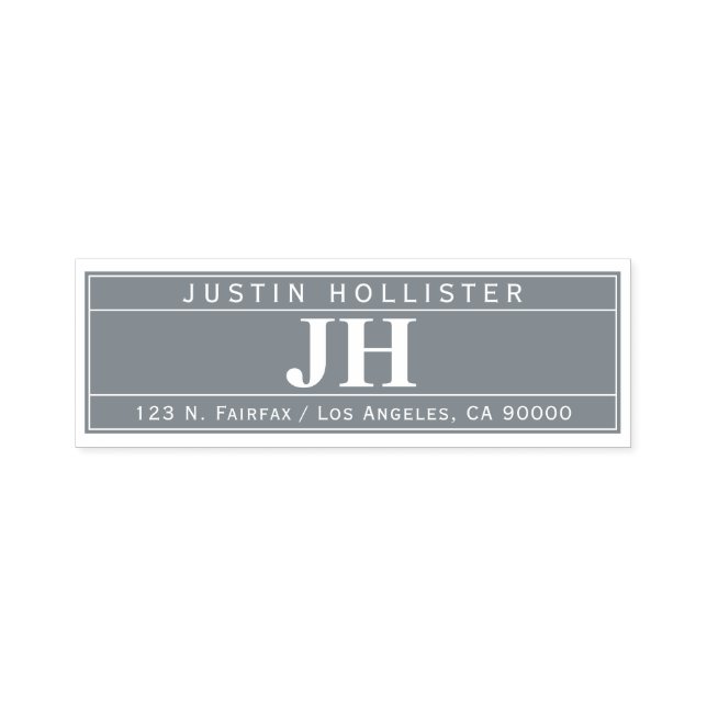 Modern djärv Professionell | RETURADRESS Självfärgande Stämpel (Design)