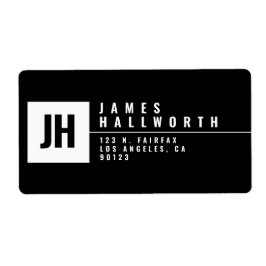 Modern djärv Professionell - utseende | Svartvitt Fraktsedel