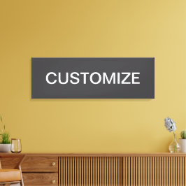 Modern djärv redigerbar Namn, företag eller varumä Canvastryck