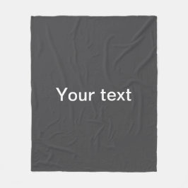 Modern djärv redigerbar Namn, företag eller varumä Fleecefilt