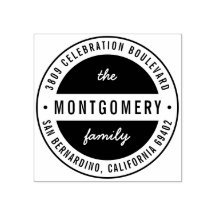 Modern djärv Returadress i Namn-rundan