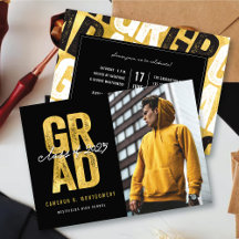 Modern djärv Snyggt i Guld GRAD, foto Studenten