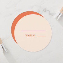 Modern djärv typografi Bröllop Apricot-Orange