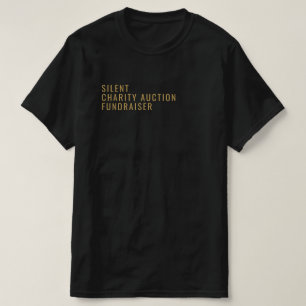 Modern djärv, tyst välgörenhetshändelse t shirt