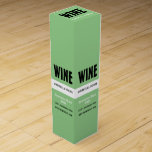 Modern djet, Vin Pub/Winery Presentask För Vinflaska<br><div class="desc">Modern djärv låda,  Vin Pub/Winery Vin Box vid Affärskortet Store.</div>