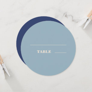 Modern djold Typografi Bröllop Dusty Blue Navy