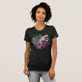 Modern djungel tropisk Monstera färgglada blad T Shirt