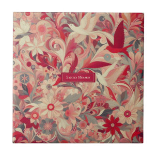 Modern djungelkonst kakelplatta