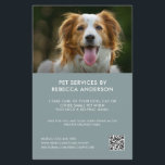 Modern Djuromsorg Sitta Service Photo Business Flygblad<br><div class="desc">Modern Djuromsorg Service Business Flyer för barnvakt,  hundvalkare,  hund groomer,  djuromsorg och mycket annat. Fullständigt anpassade - ändra foton,  text och URL för QR-koden så att den passar ditt djuromsorga företag!</div>