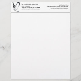 Modern Doktor och sjukhusstetoskoskoskop Brevhuvud