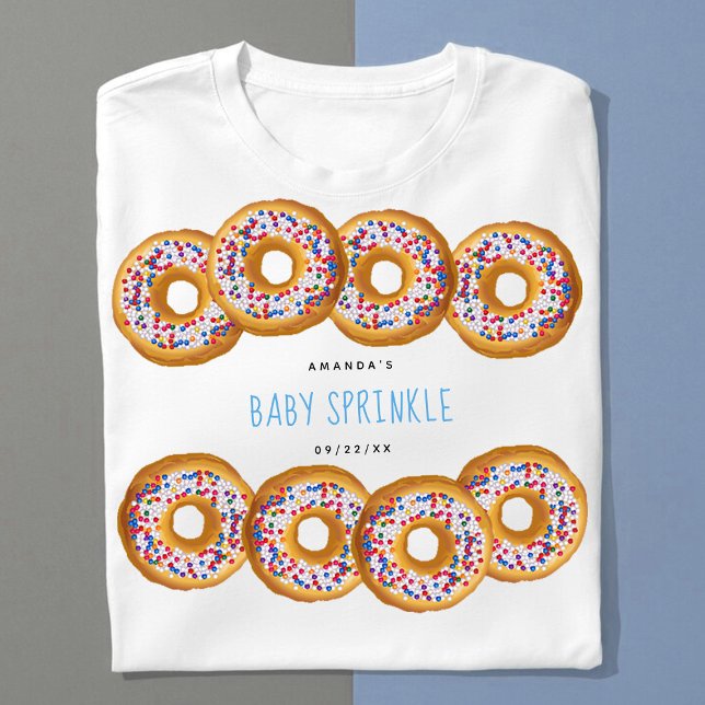 Modern Donut Boys Baby Shower Sprinkle T Shirt (Skapare uppladdad)