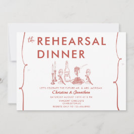 Modern Doodle | Italienska livsmedelsverket | Rehe Inbjudningar