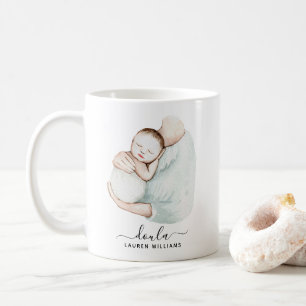 Modern Doula Midfru Birth Coach Gravid Simple Kaffemugg