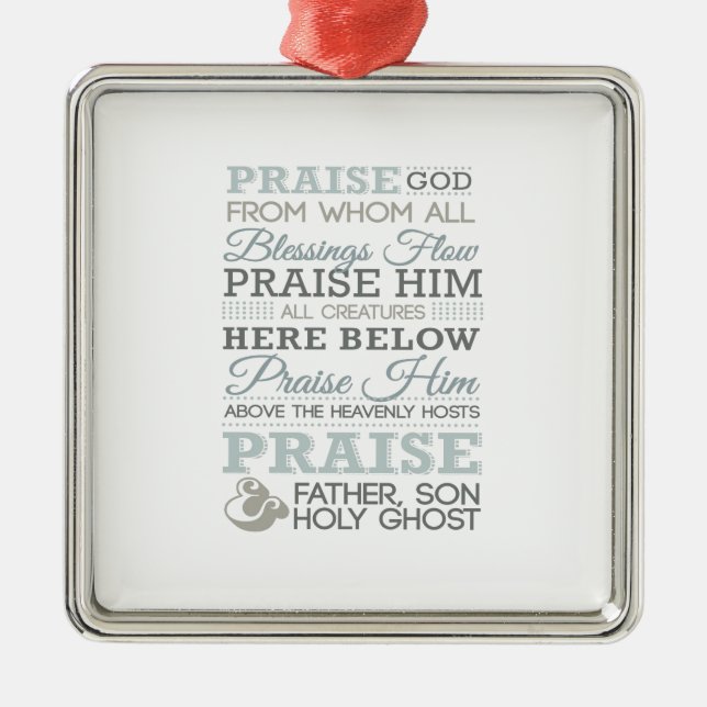 MODERN DOXOLOGY JULGRANSPRYDNAD METALL (Framsidan)