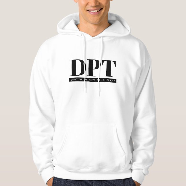 Modern DPT Doktor i fysioterapi Hoodie (Framsida)