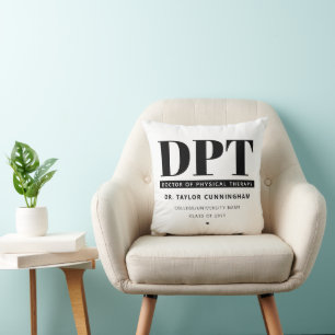 Modern DPT Doktor i Studenten vid fysisk terapi Kudde