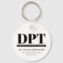 Modern DPT Doktor i Studenten vid fysisk terapi Nyckelring