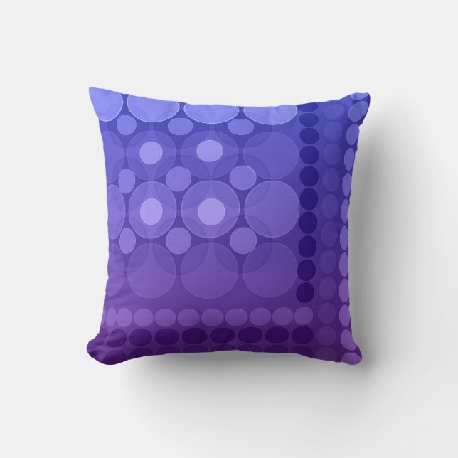Modern Dream Bubbles Lila Cushions Kudde (Framsida)