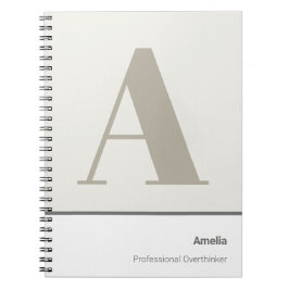 Modern Dristig Minimalistisk Professionell Anteckningsbok