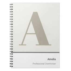 Modern Dristig Minimalistisk Professionell Anteckningsbok