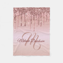 Modern drivning Ro Guld Personlig Namn Fleecefilt