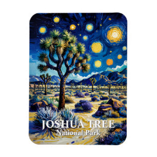 Modern drömlik Joshua Tree Mojave-öken vandring Magnet