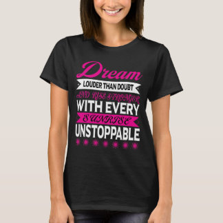 Modern drömtypografi t shirt