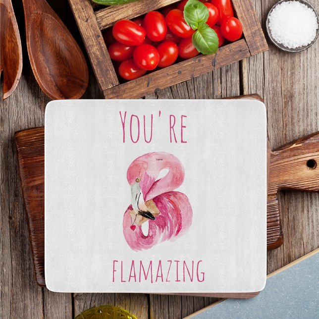 Modern du står inför Rosa Flamingo (Skapare uppladdad)