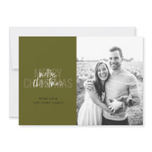 Modern Dubbla God jul i Evergreen bjudande