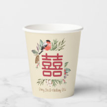 Modern Dubbla - lycka i kinesiska Bröllop