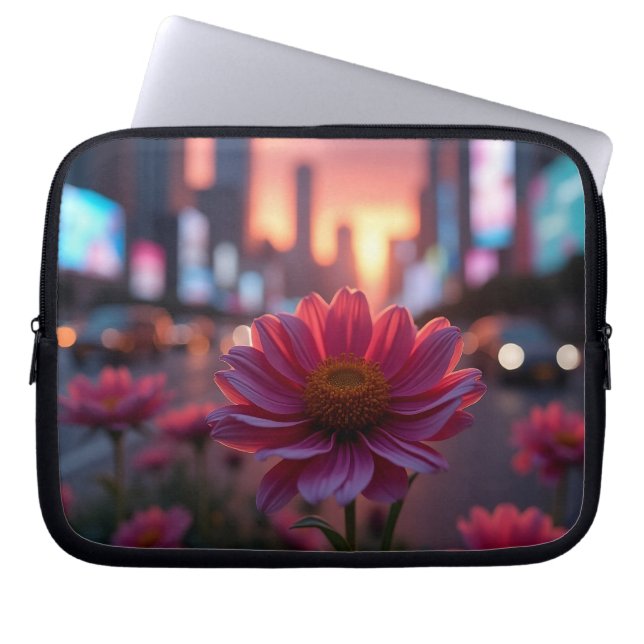 Modern Dusk Daisies 10' Laptop Fodral (Framsidan)