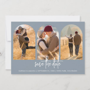 Modern Dusty Blue Spara Datumet