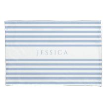 Modern Dusty Blue Stripe