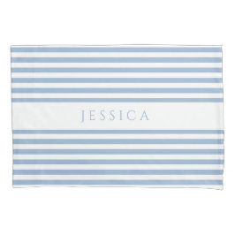 Modern Dusty Blue Stripe