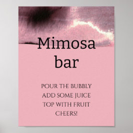 Modern, Dusty Ro och Black Mimosa pub Poster