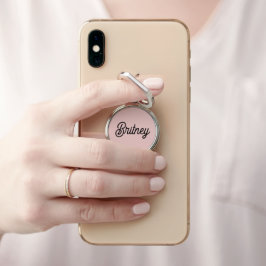 Modern  Dusty Rosa Monogram och Namn