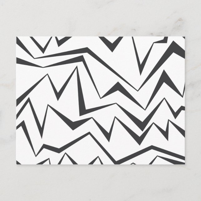 Modern, dynamisk, enkel, fet abstrakt grafik vykort (Framsida)
