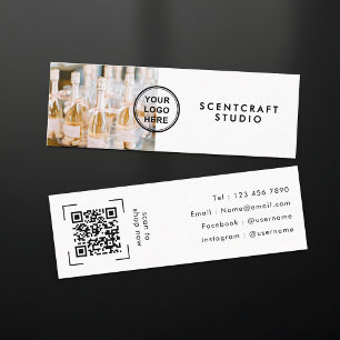 Modern E-handel Onlinebutik QR-kod Mini Visitkort
