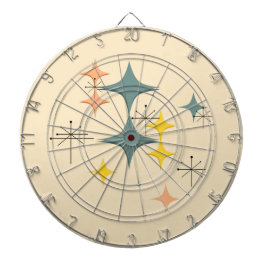 Modern Eames atom- Starbursts för mitt- århundrade Piltavla