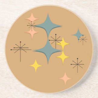 Modern Eames atom- Starbursts för mitt- århundrade Underlägg Sandsten