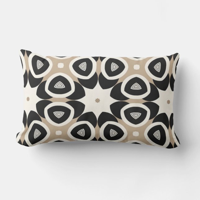 Modern eclipse-accent lumbarkudde (Framsida)