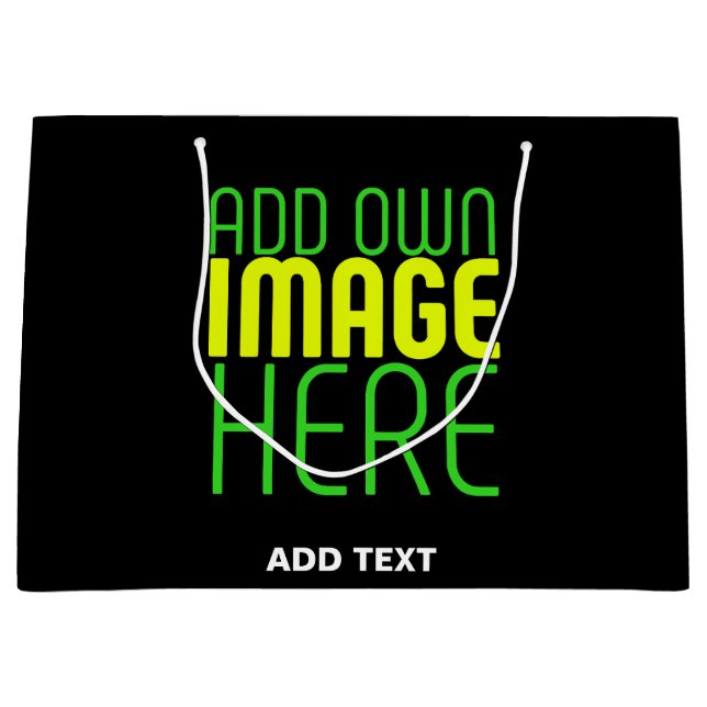 MODERN EDBAR ENKEL SVART BILD TEXTMALL (Framsidan)