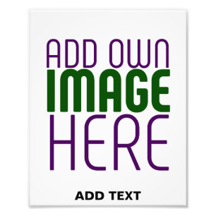 MODERN EDBAR ENKEL VIT BILDS TEXTMALL FOTOTRYCK