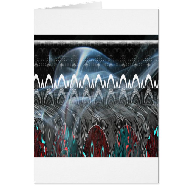 Modern Edgy stamdesign. Hälsningskort (Framsidan)